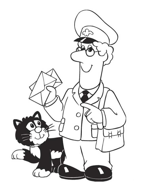 68 Mailman Coloring Pages Printable 3