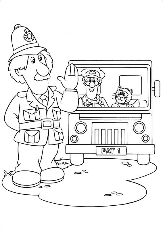 68 Mailman Coloring Pages Printable 33