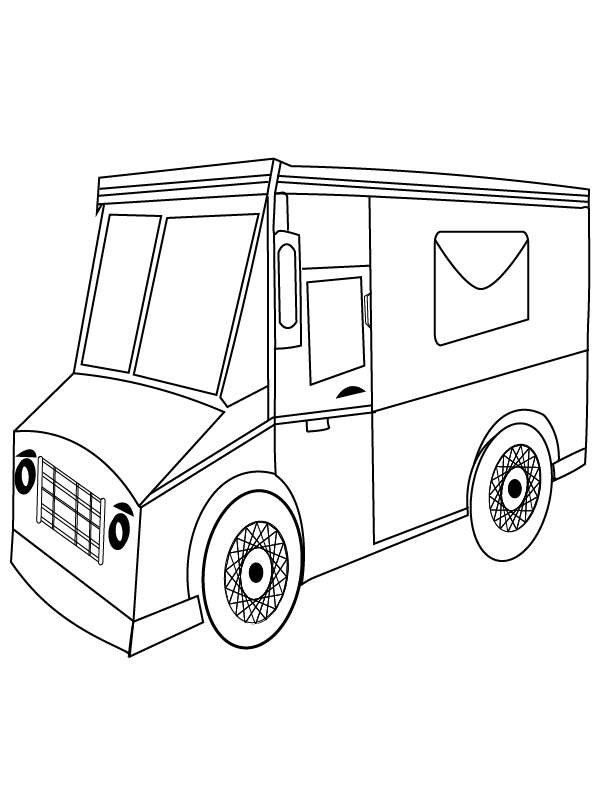 68 Mailman Coloring Pages Printable 34