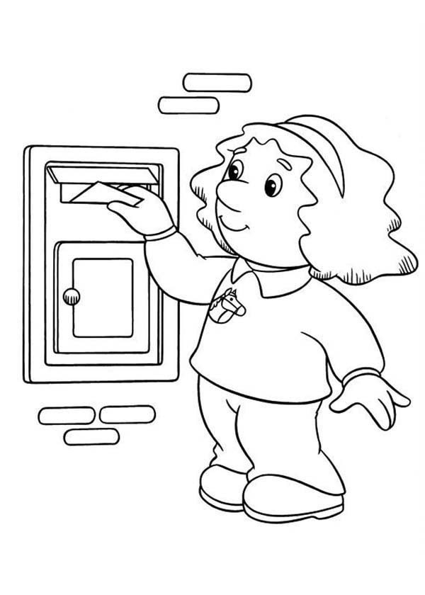 68 Mailman Coloring Pages Printable 4