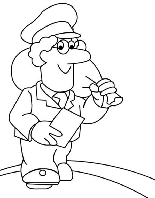 68 Mailman Coloring Pages Printable 45