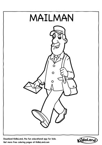 68 Mailman Coloring Pages Printable 53