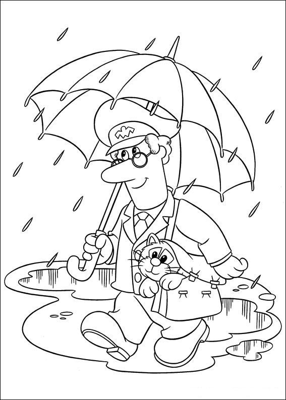 68 Mailman Coloring Pages Printable 56