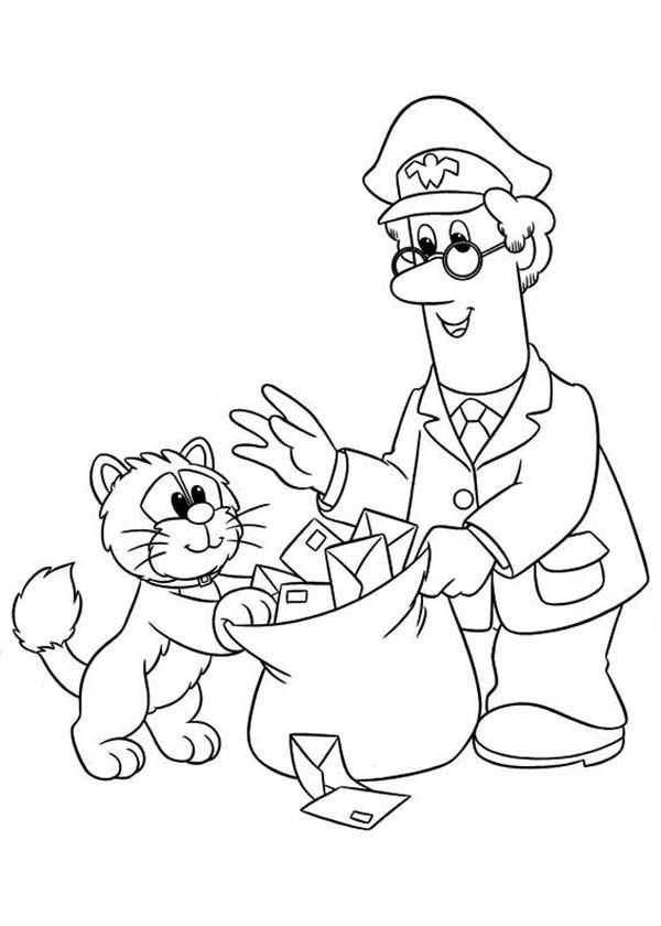 68 Mailman Coloring Pages Printable 57