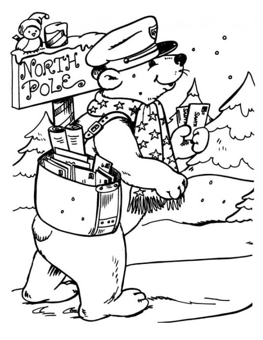 68 Mailman Coloring Pages Printable 58