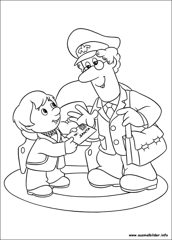 68 Mailman Coloring Pages Printable 66