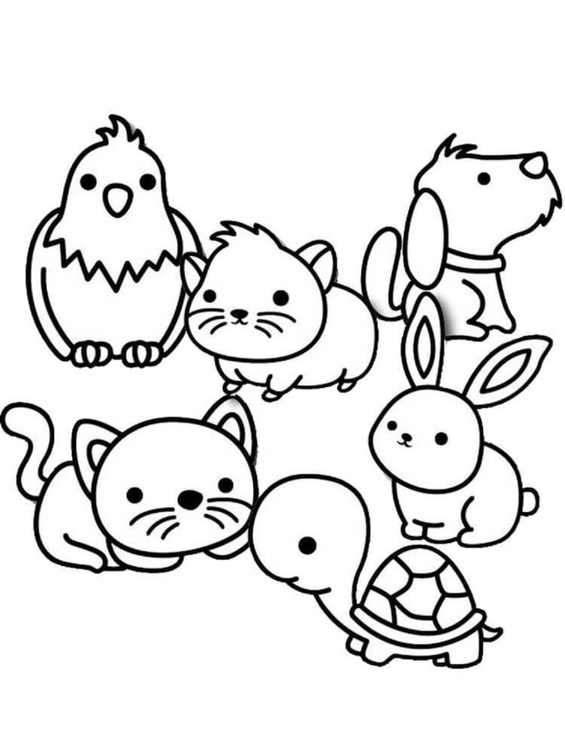 74 Pets Coloring Pages Printable 69