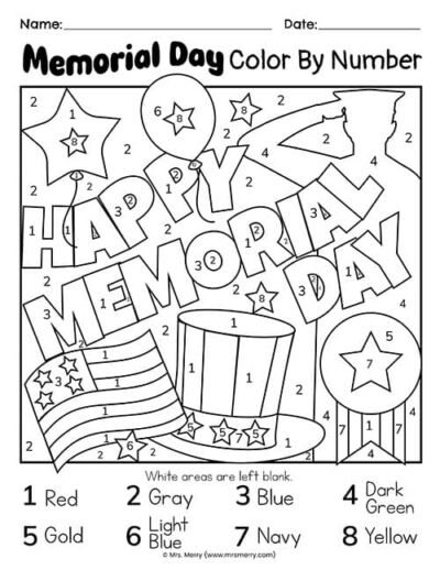 83 Memorial Day Coloring Pages Printable 10