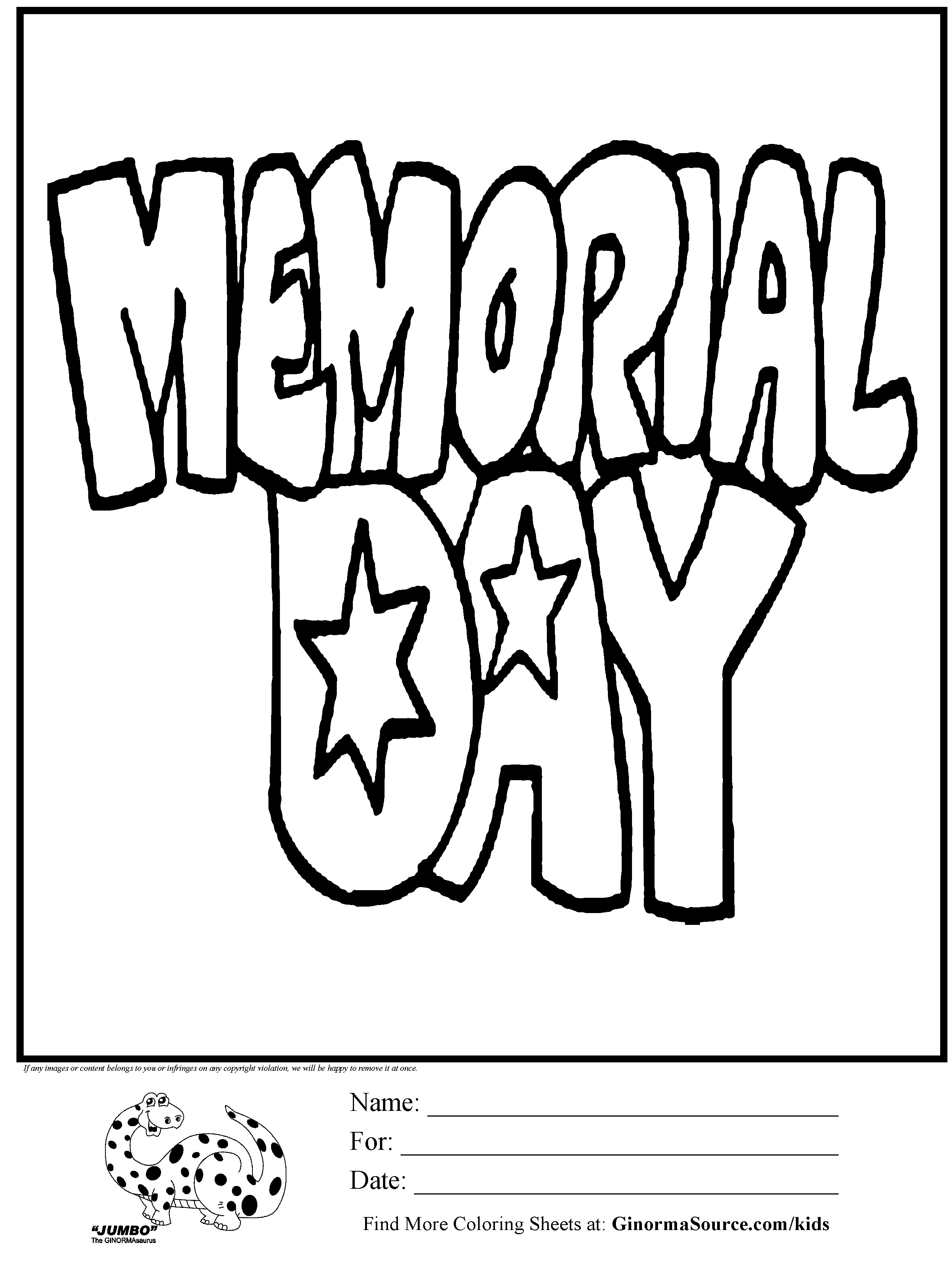 83 Memorial Day Coloring Pages Printable 11