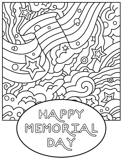 83 Memorial Day Coloring Pages Printable 14