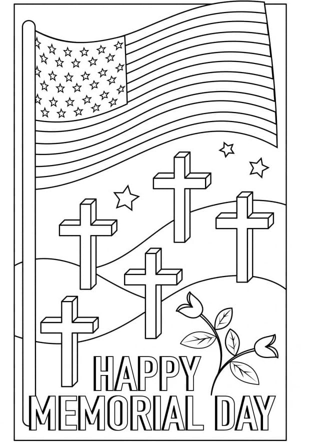 83 Memorial Day Coloring Pages Printable 20