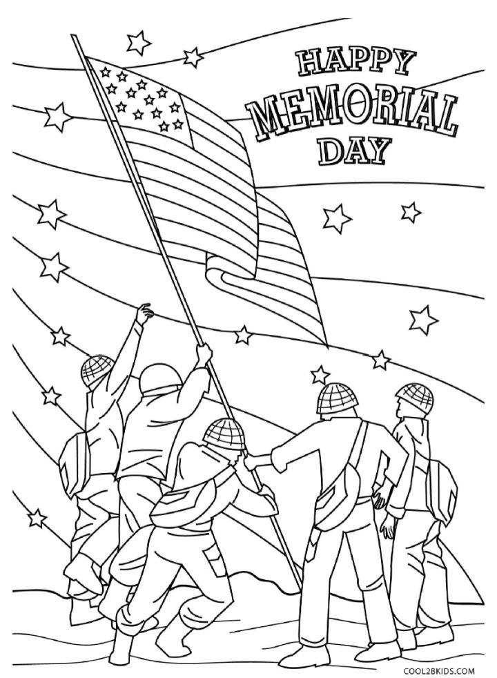 83 Memorial Day Coloring Pages Printable 54