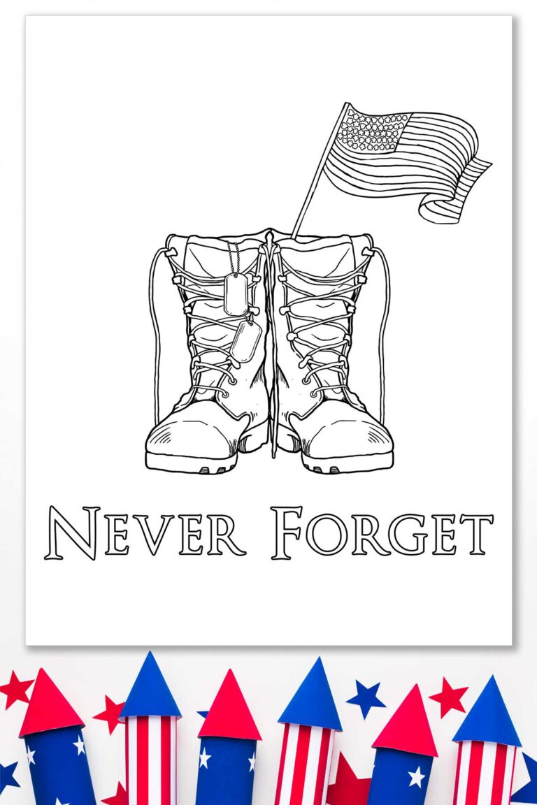 83 Memorial Day Coloring Pages Printable 78