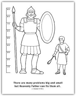 86 David and Goliath Coloring Pages Printable 34