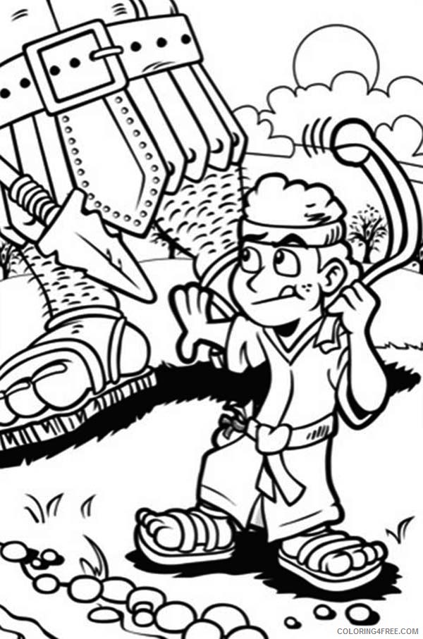 86 David and Goliath Coloring Pages Printable 62