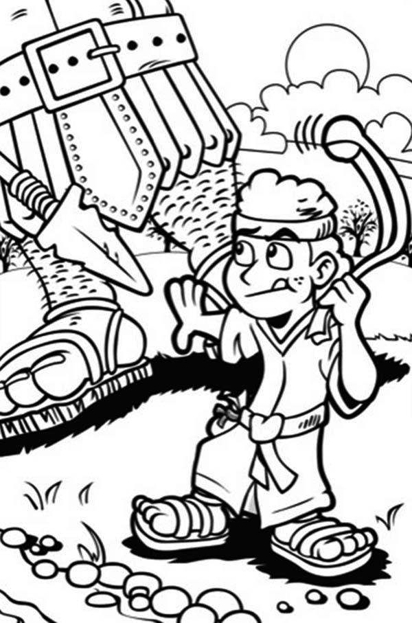86 David and Goliath Coloring Pages Printable 83