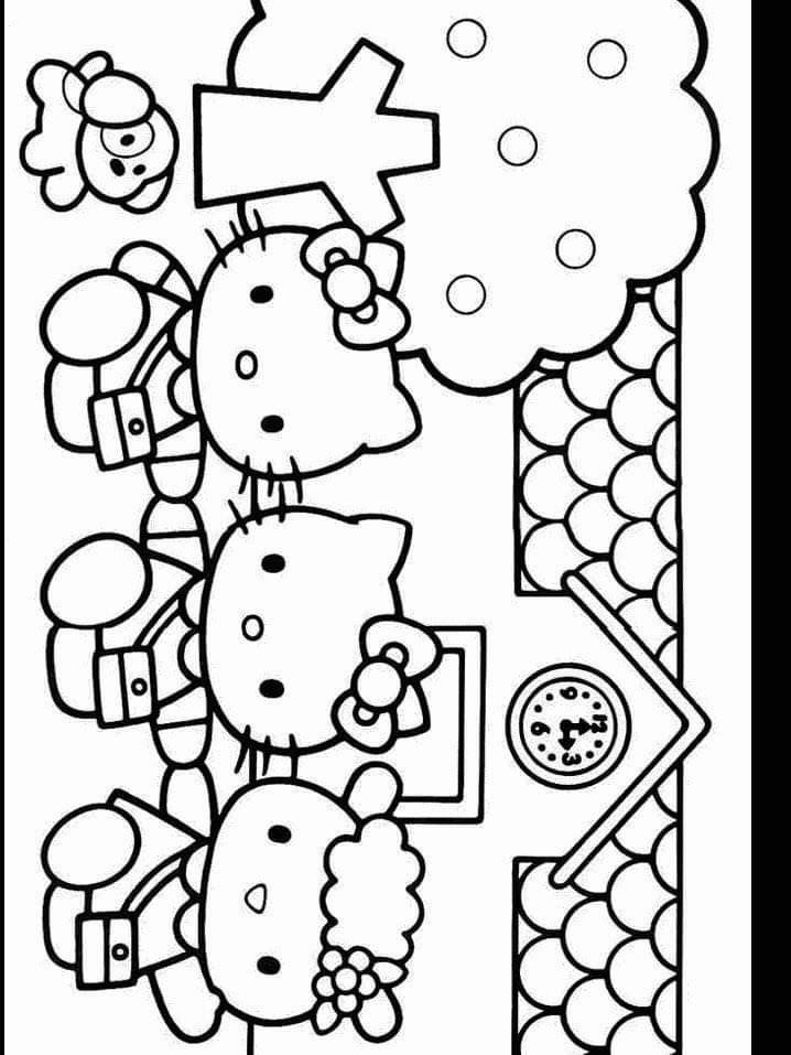 89 Hello Kitty and Friends Coloring Pages Printable 16