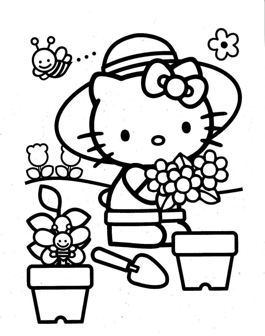 89 Hello Kitty and Friends Coloring Pages Printable 17