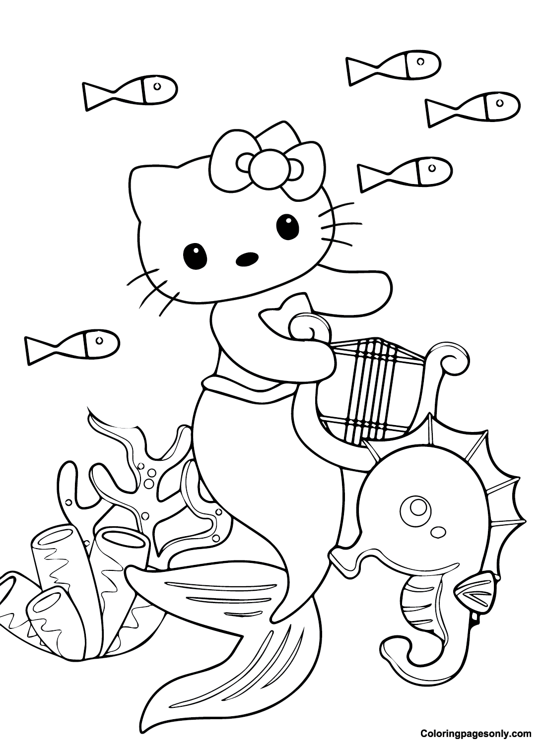 89 Hello Kitty and Friends Coloring Pages Printable 22