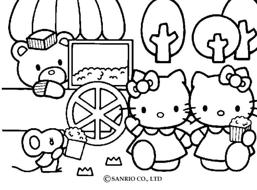 89 Hello Kitty and Friends Coloring Pages Printable 32