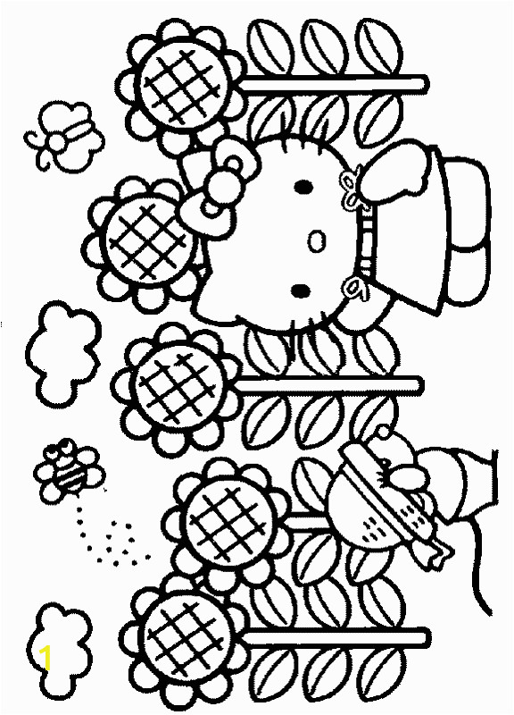 89 Hello Kitty and Friends Coloring Pages Printable 33