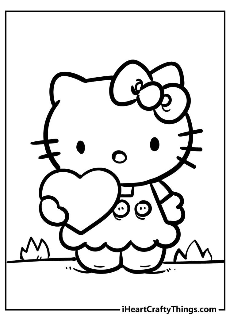 89 Hello Kitty and Friends Coloring Pages Printable 40