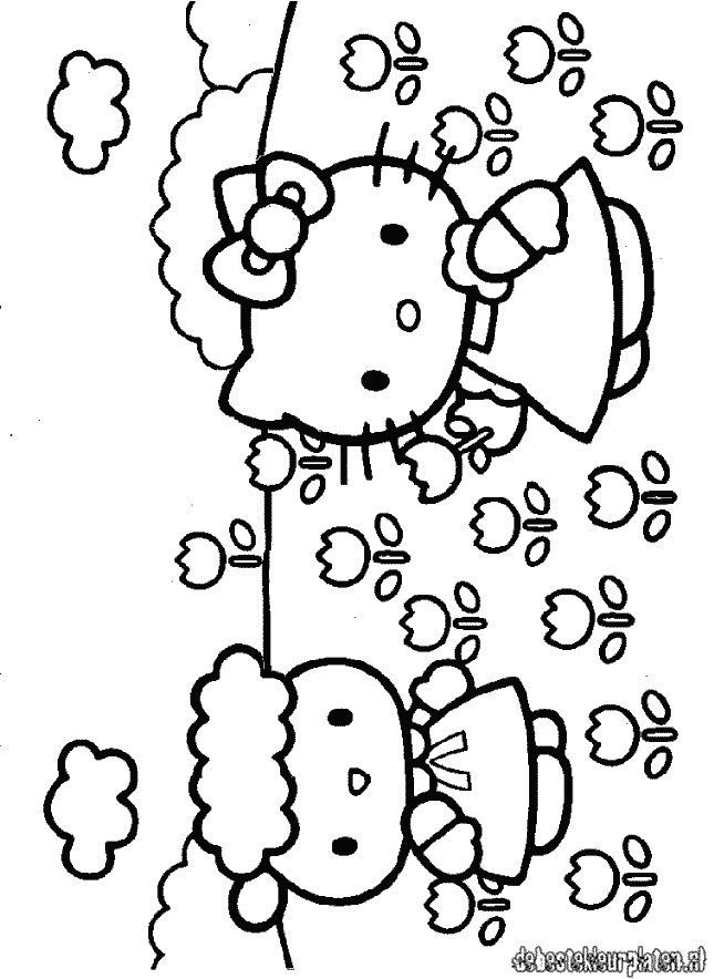 89 Hello Kitty and Friends Coloring Pages Printable 43