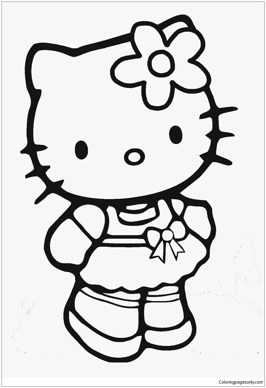 89 Hello Kitty and Friends Coloring Pages Printable 44