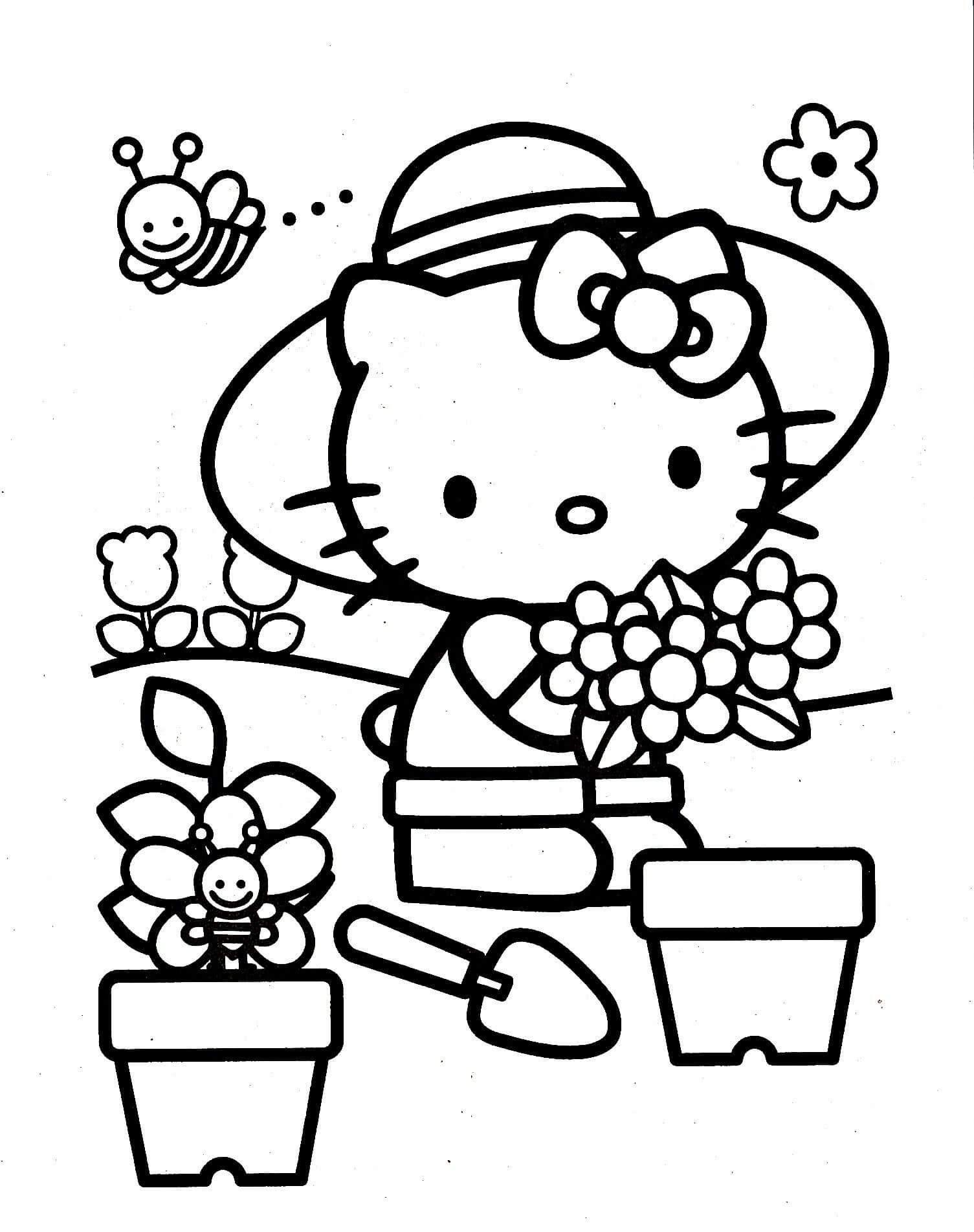 89 Hello Kitty and Friends Coloring Pages Printable 52