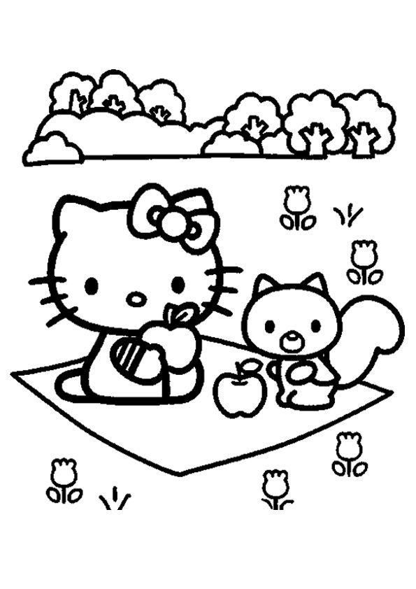 89 Hello Kitty and Friends Coloring Pages Printable 67