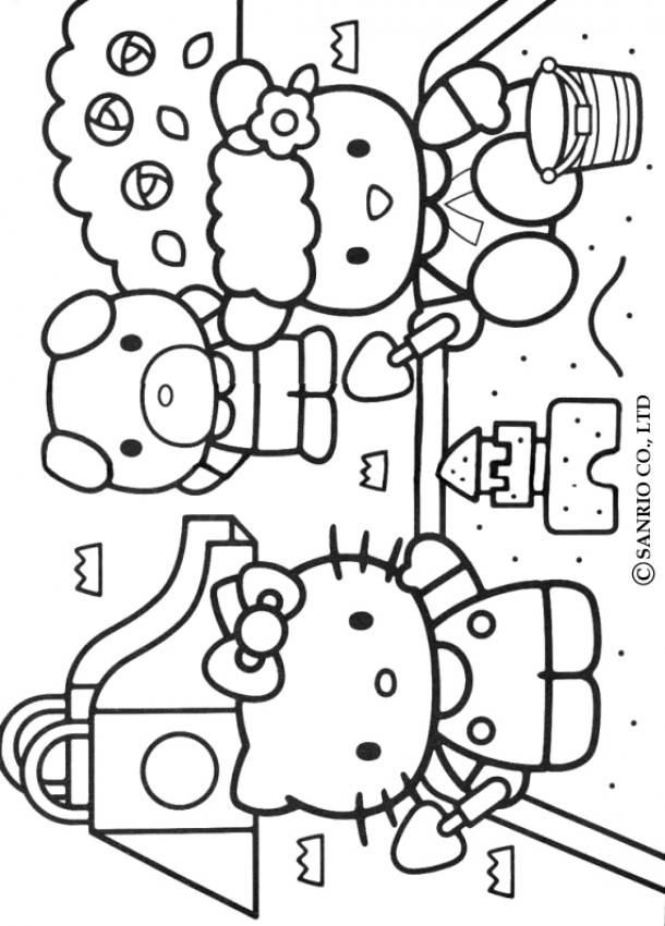 89 Hello Kitty and Friends Coloring Pages Printable 79