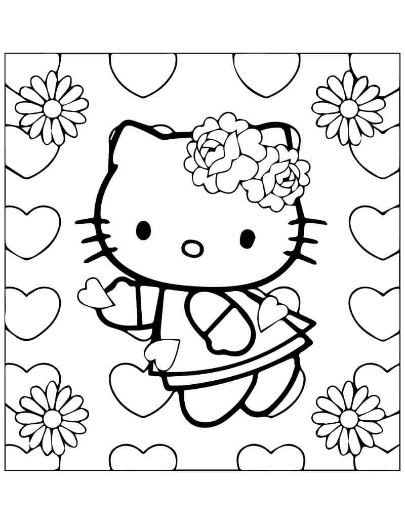 89 Hello Kitty and Friends Coloring Pages Printable 86