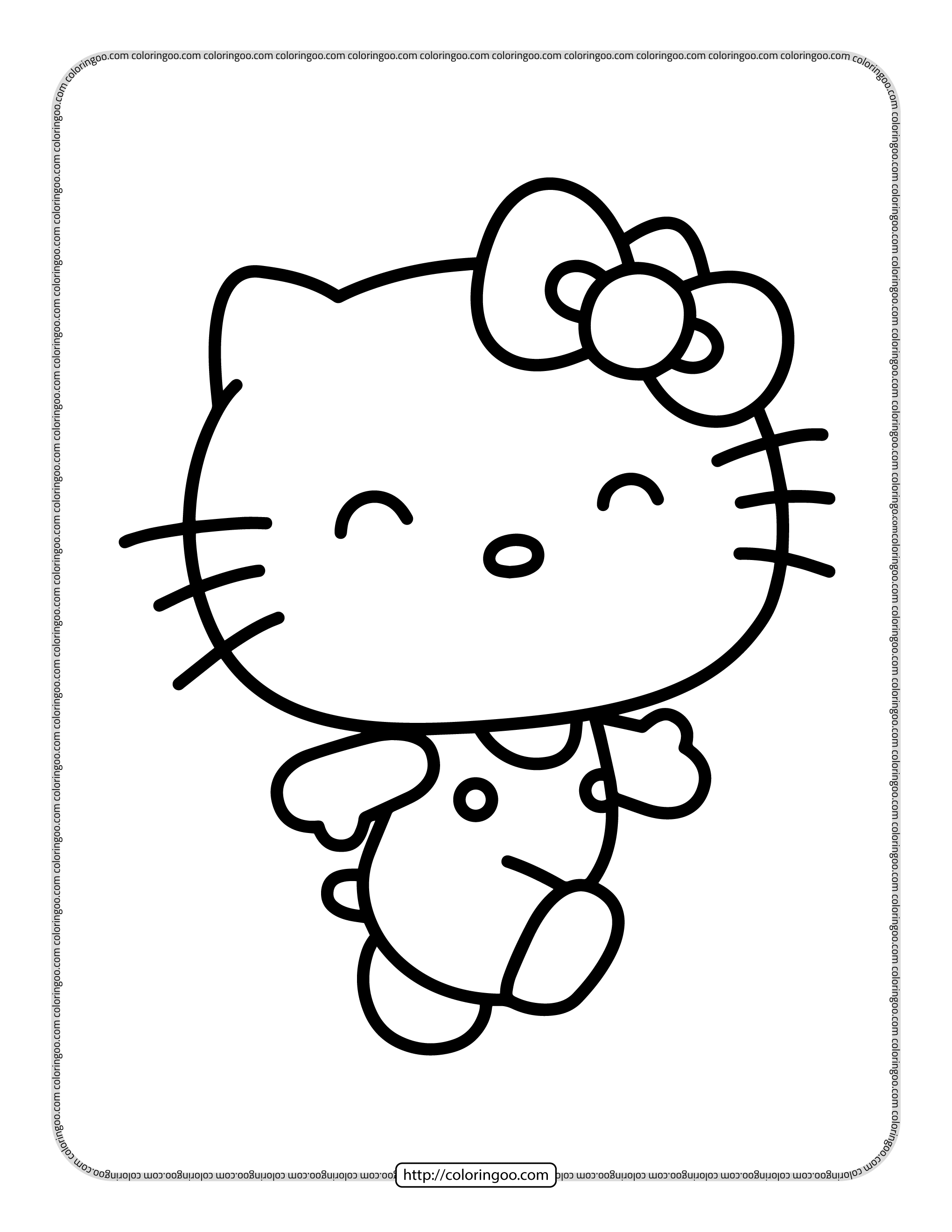 89 Hello Kitty and Friends Coloring Pages Printable 88