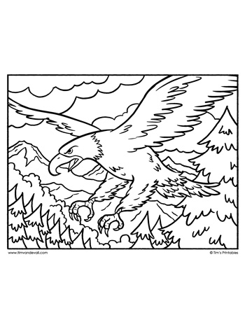 92 Free Bald Eagle Coloring Pages for Kids Printable 26