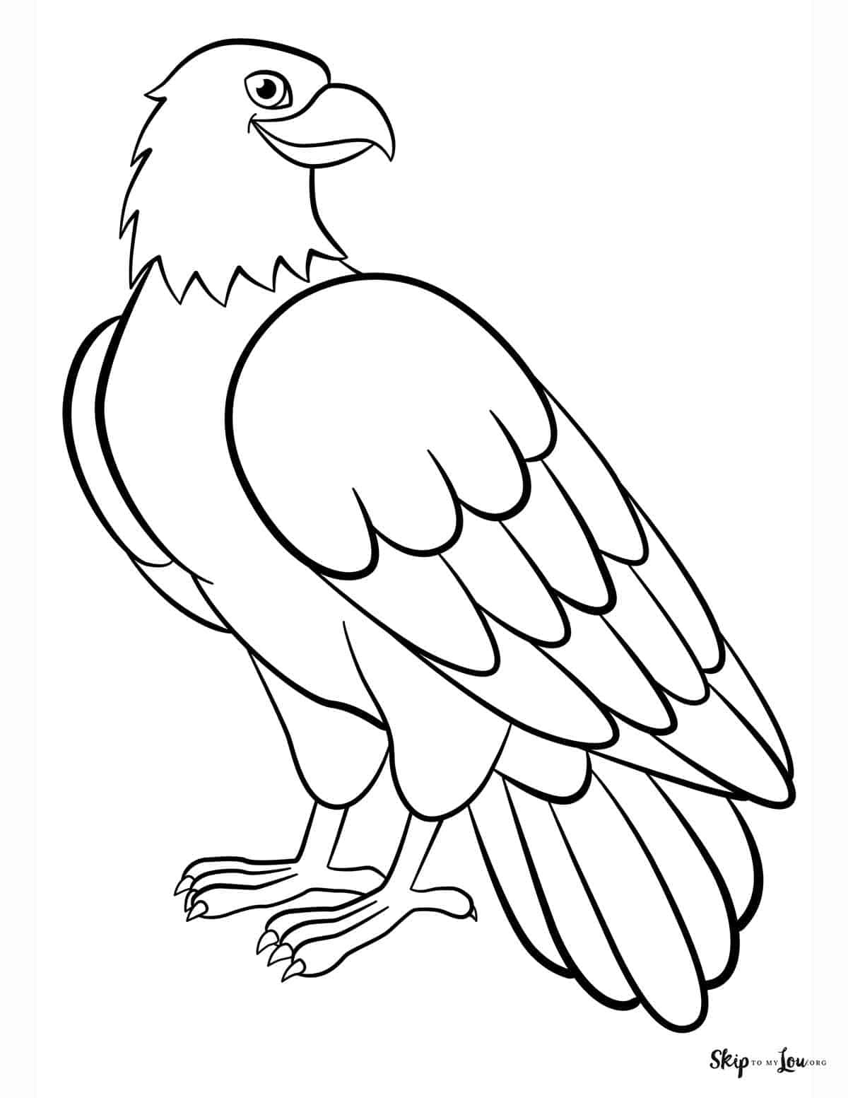 92 Free Bald Eagle Coloring Pages for Kids Printable 38