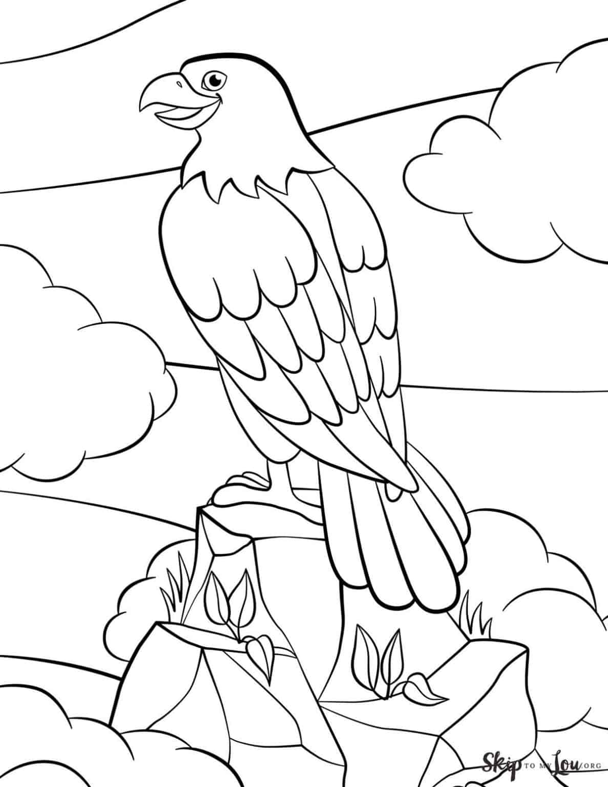 92 Free Bald Eagle Coloring Pages for Kids Printable 60