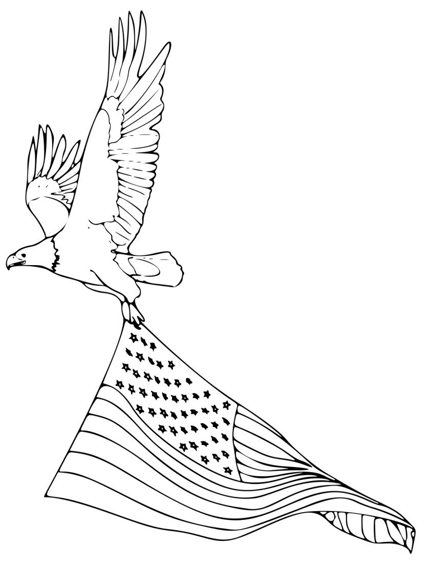 92 Free Bald Eagle Coloring Pages for Kids Printable 76