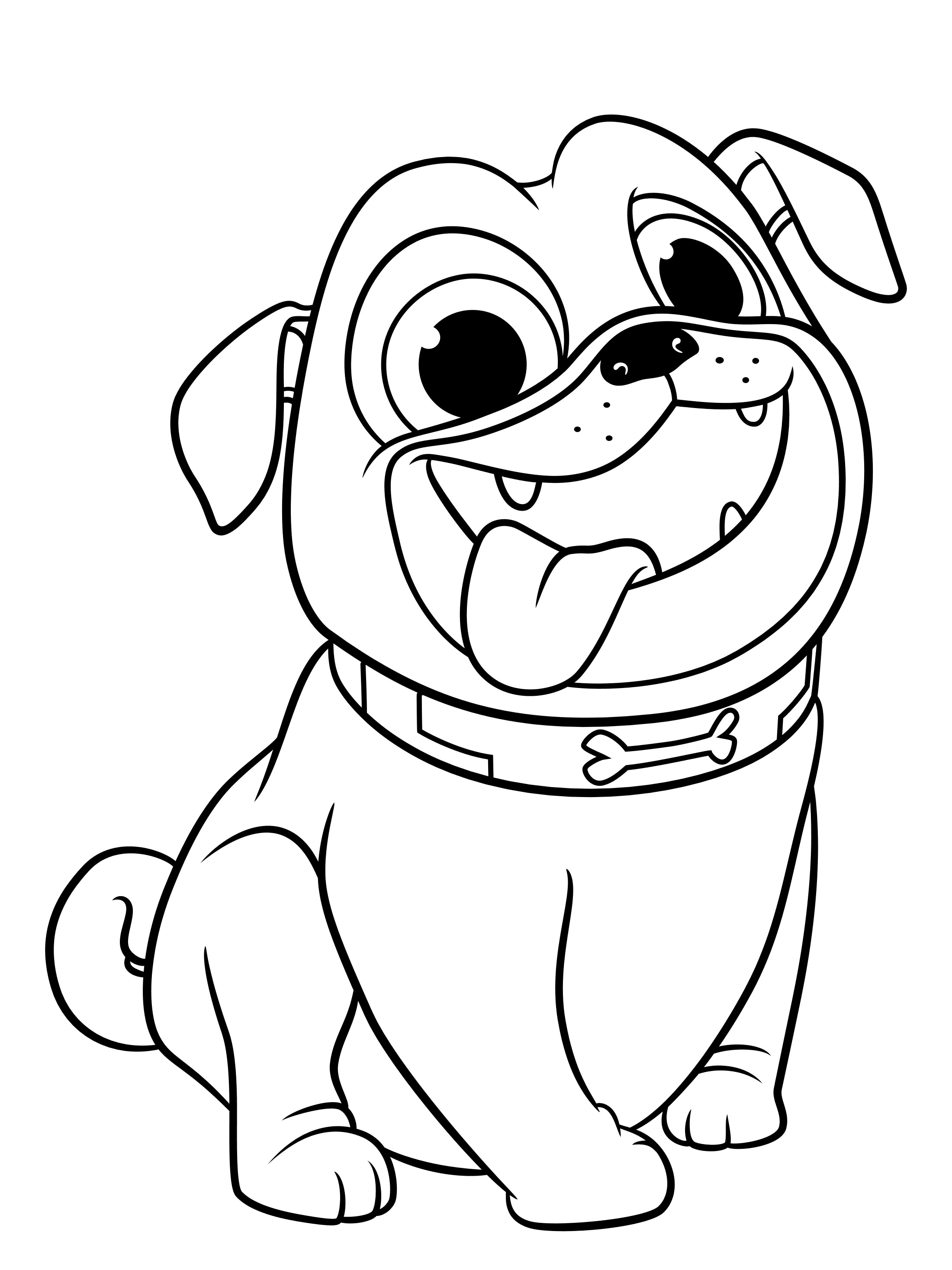 Adorable Puppy Coloring Pages Printable 29