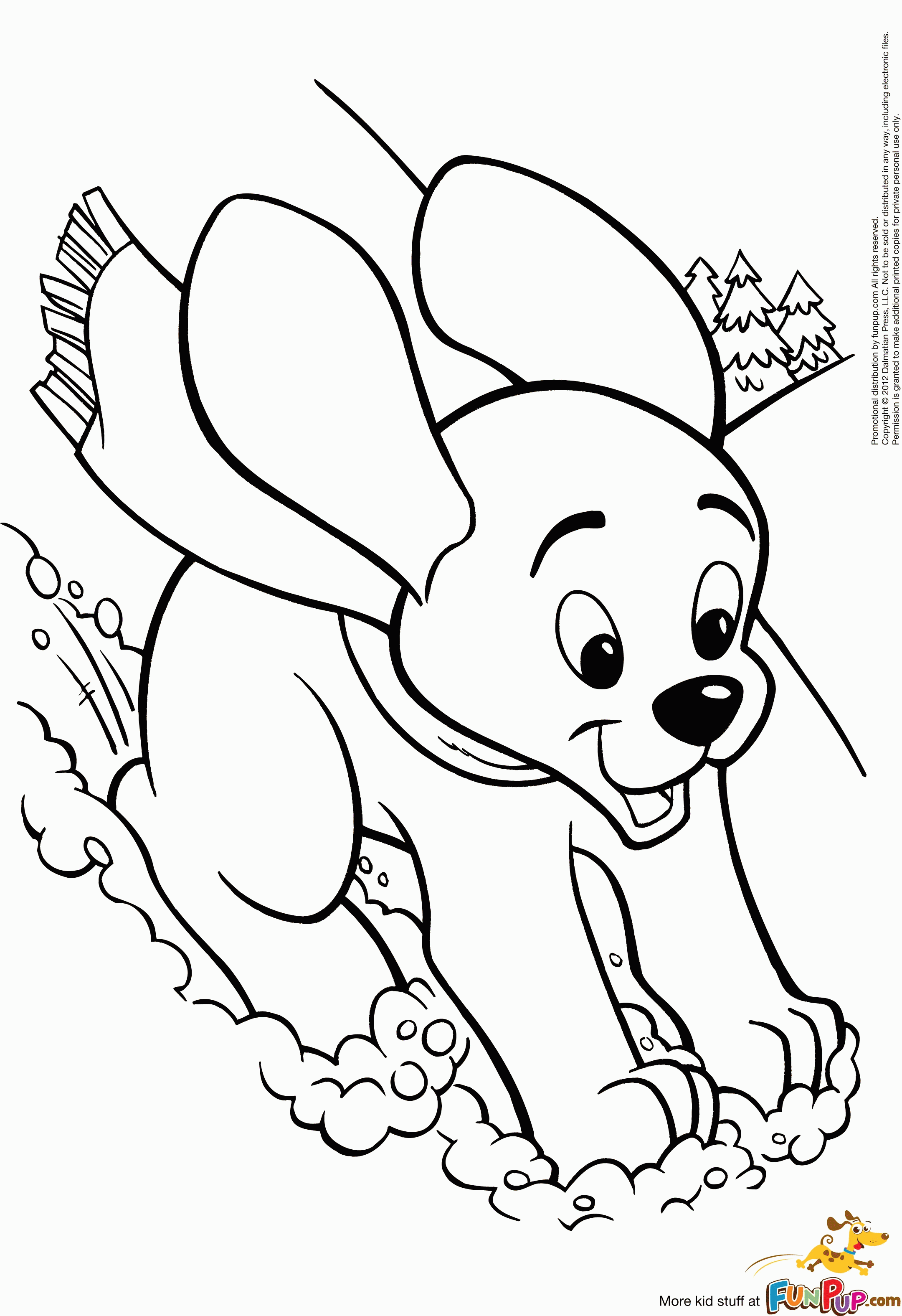 Adorable Puppy Coloring Pages Printable 30