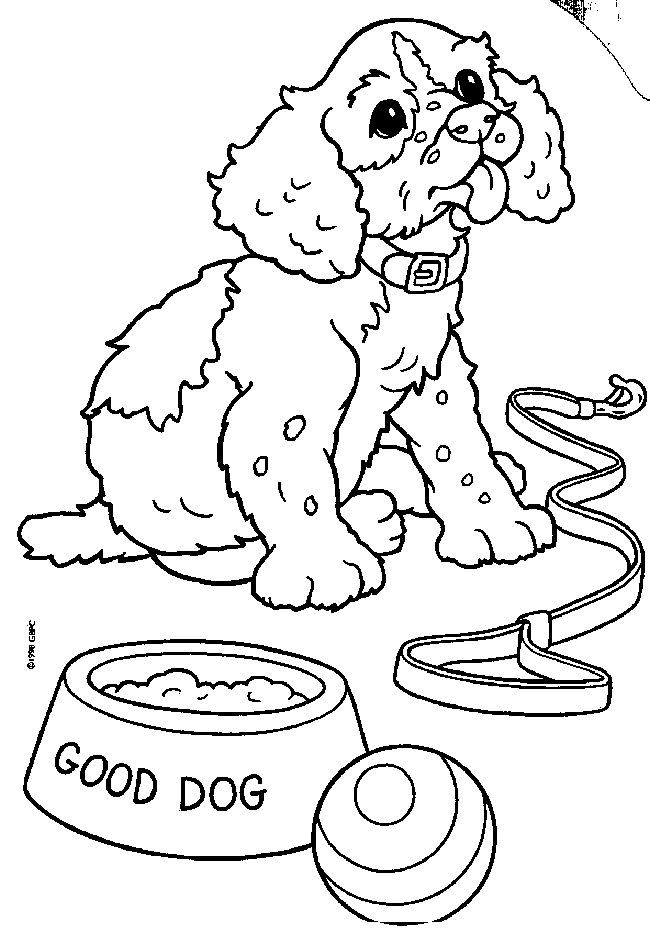 Adorable Puppy Coloring Pages Printable 5