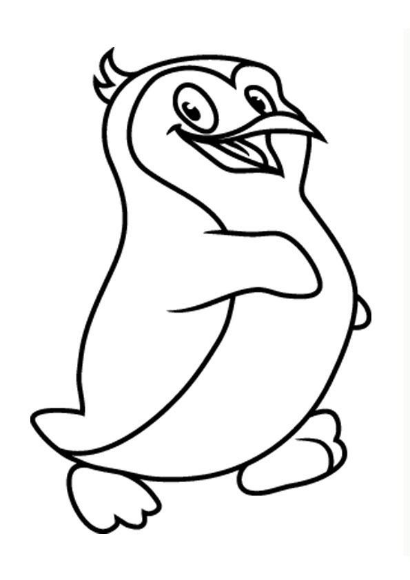 Charming Penguin Coloring Pages Printable 13