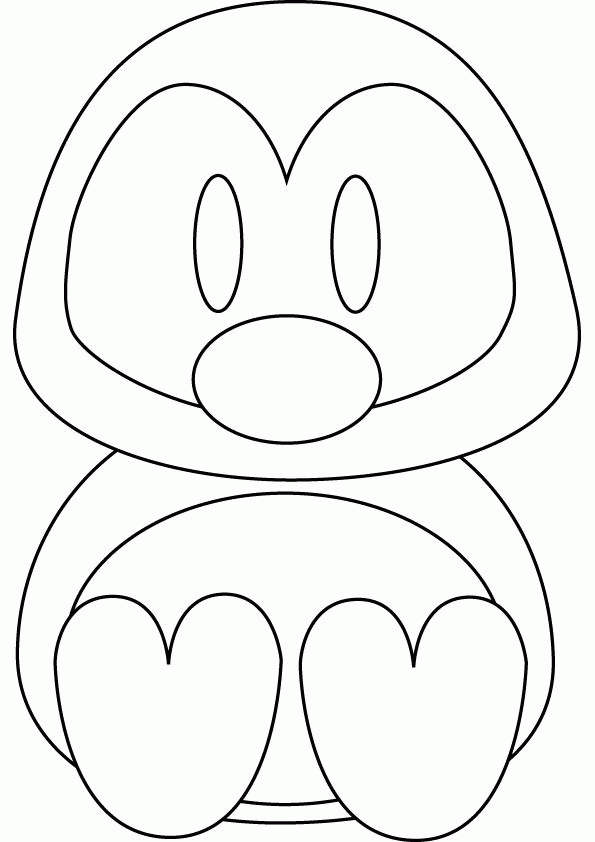 Charming Penguin Coloring Pages Printable 25