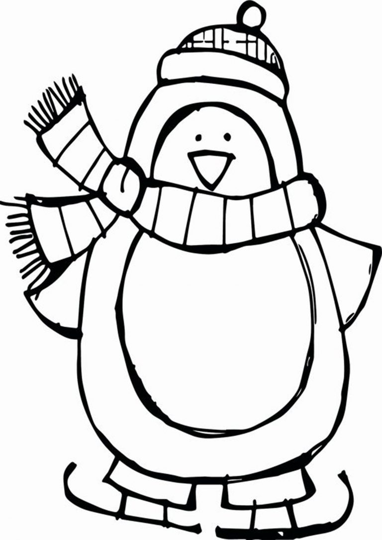 Charming Penguin Coloring Pages Printable 31