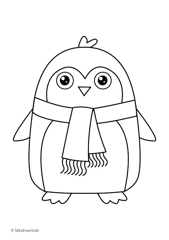 Charming Penguin Coloring Pages Printable 33