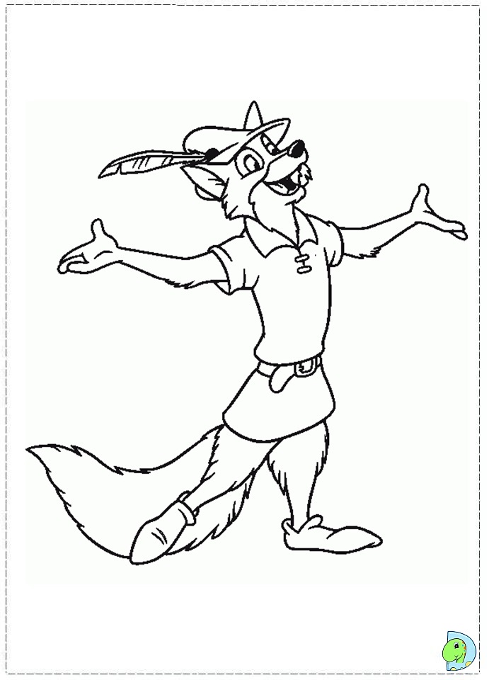 Charming Robin Coloring Pages Printable 16