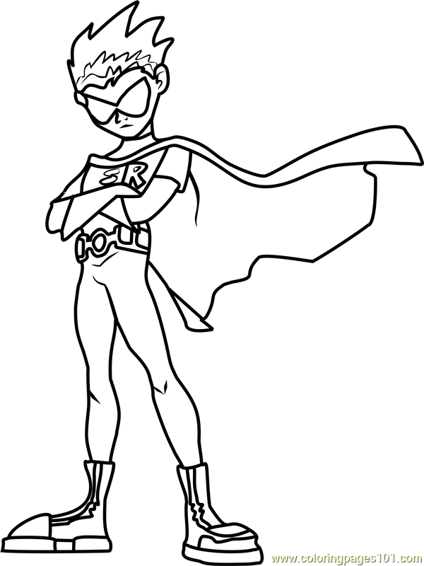 Charming Robin Coloring Pages Printable 2