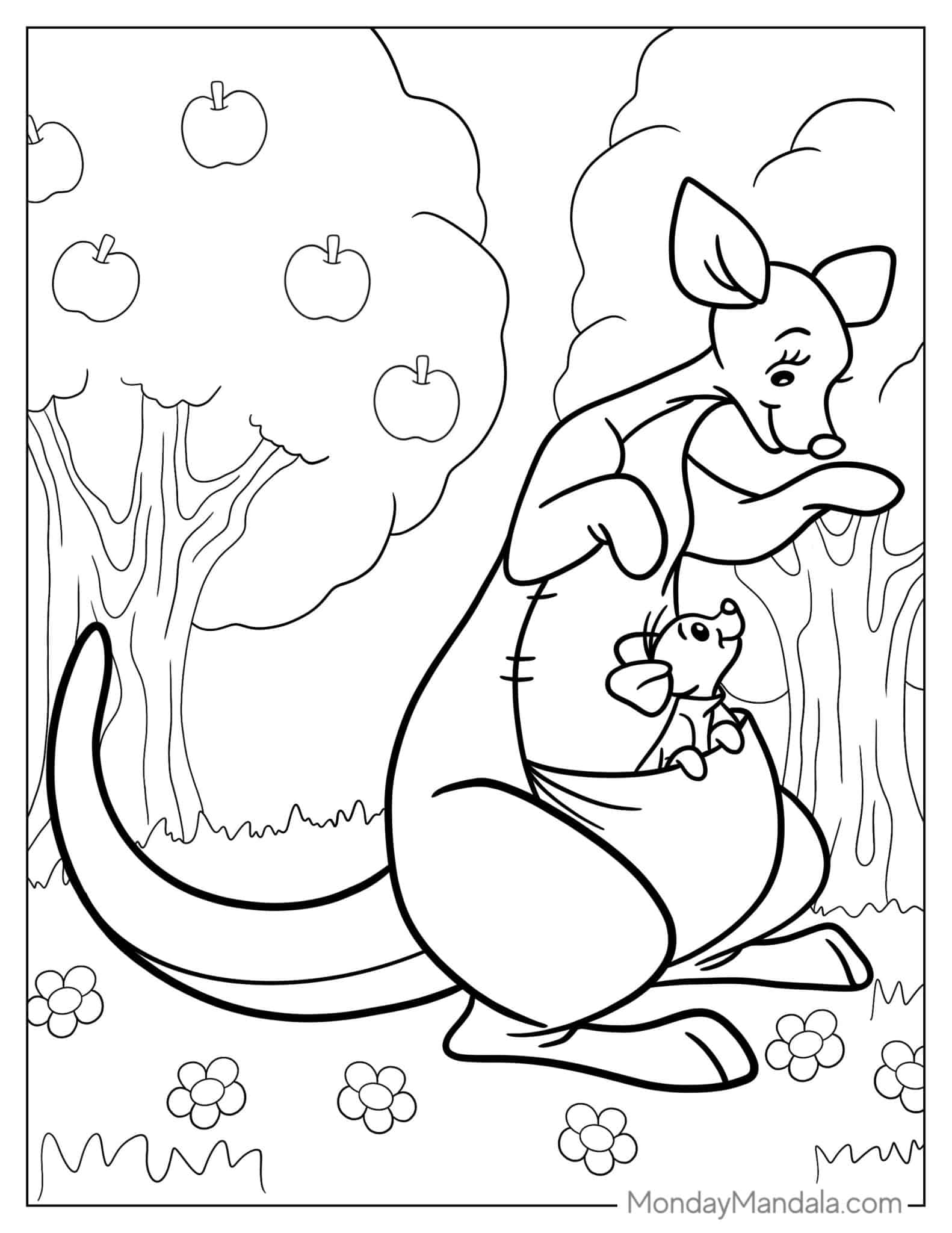 Charming Robin Coloring Pages Printable 22