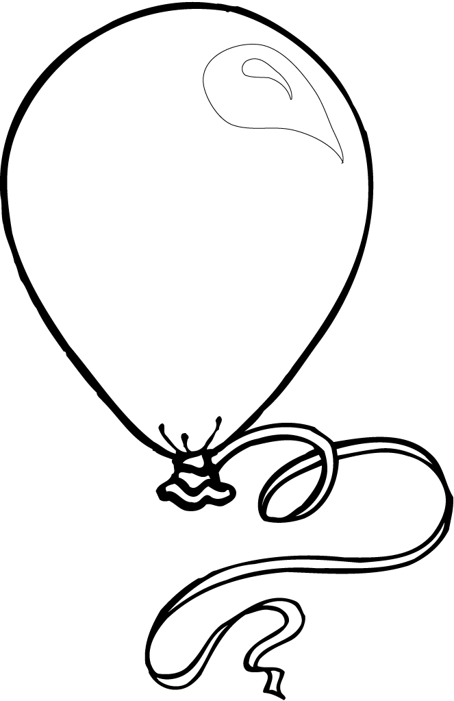 Colorful Balloon Coloring Pages Printable 10