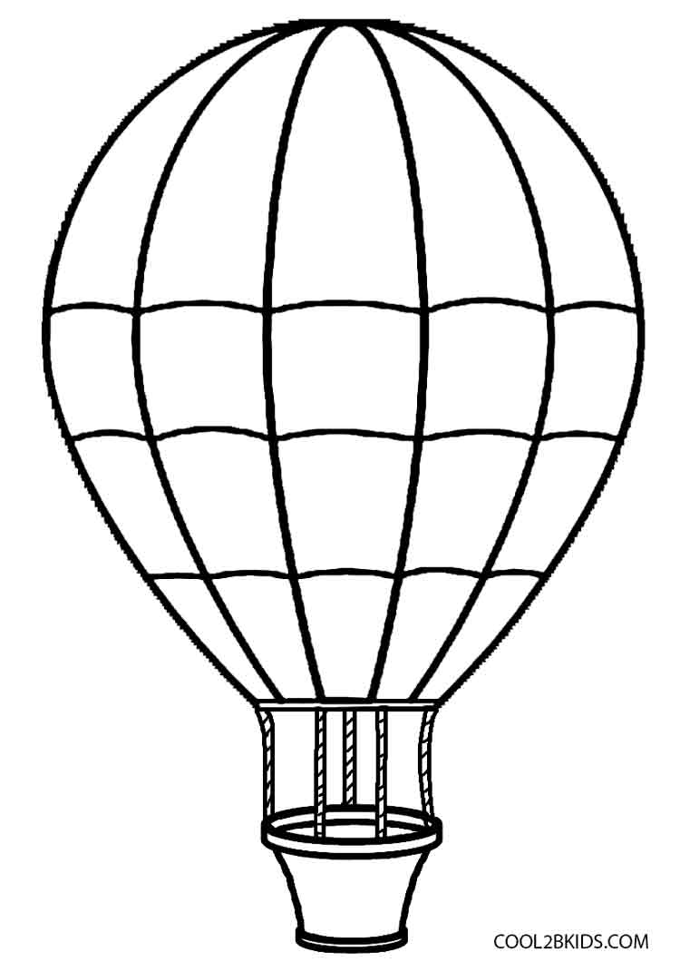 Colorful Balloon Coloring Pages Printable 18