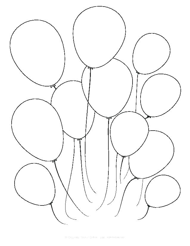 Colorful Balloon Coloring Pages Printable 31